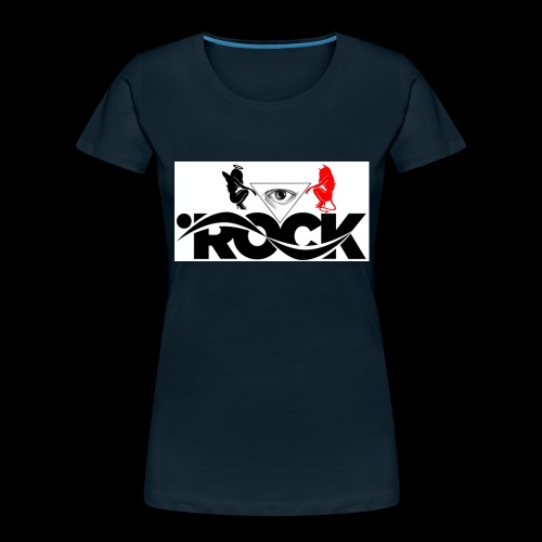 Eye Rock Devil Design - Women's Premium Organic T-Shirt
