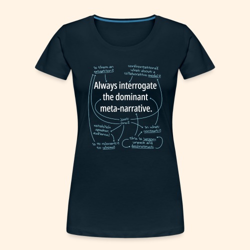 Dominant Meta-Narrative - Women's Premium Organic T-Shirt