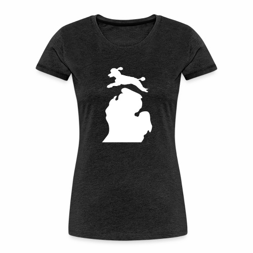 Bark Michigan poodle - Women's Premium Organic T-Shirt
