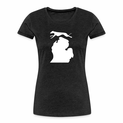 Greyhound Bark Michigan - Women's Premium Organic T-Shirt