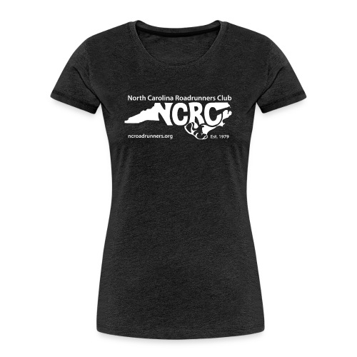 NCRC White Logo1 - Women's Premium Organic T-Shirt