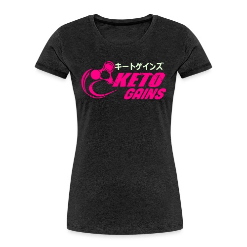 Ketogains Vector - Women's Premium Organic T-Shirt