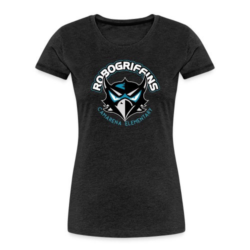 Blue RoboGriffin Logo - Women's Premium Organic T-Shirt