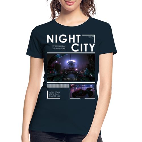 Night City Japan Town - Women's Premium Organic T-Shirt