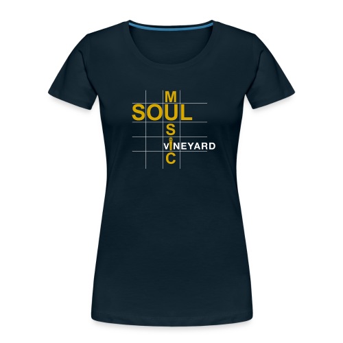Soul Music VineYard Gold Microphone - Women's Premium Organic T-Shirt