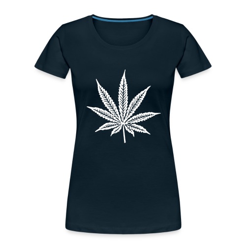Cannabis Leaf - Women's Premium Organic T-Shirt