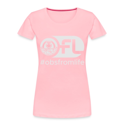 Observations from Life Logo with Hashtag - Women's Premium Organic T-Shirt