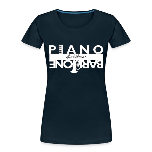Dual Threat light color - Baritone & Piano - Women's Premium Organic T-Shirt