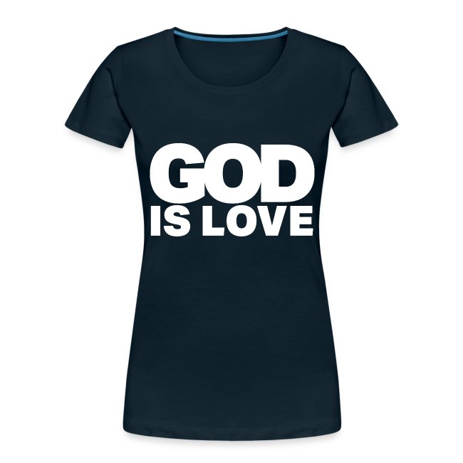 God Is Love - Ivy Design (lettres blanches)