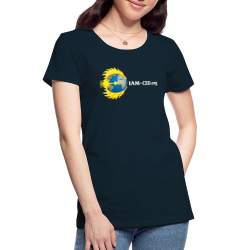 iam-ced.org Logo Phoenix - Women's Premium Organic T-Shirt