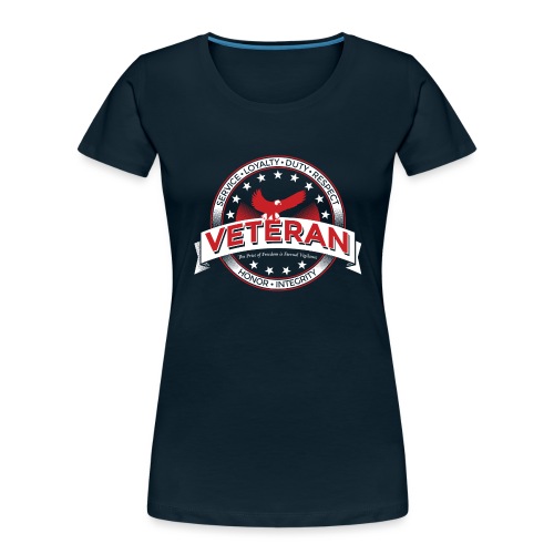 Veteran Soldier Military - Women's Premium Organic T-Shirt