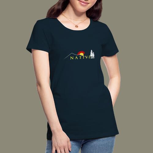 Colorado Native Logo - Women's Premium Organic T-Shirt