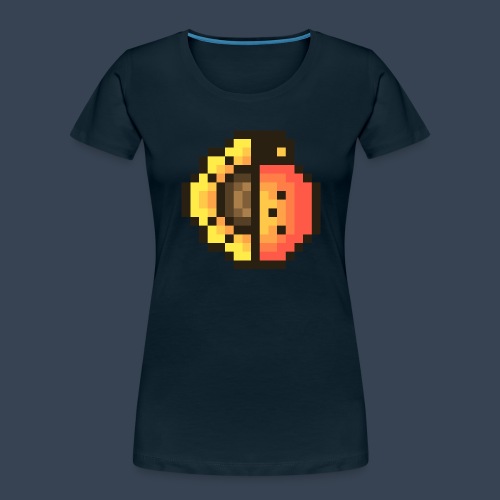 LADYBUG AND SUNFLOWERS icon - Women's Premium Organic T-Shirt