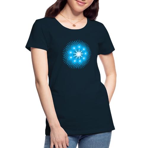 Detoxifier (Edge): Blue - HealingCodeShop.com - Women's Premium Organic T-Shirt