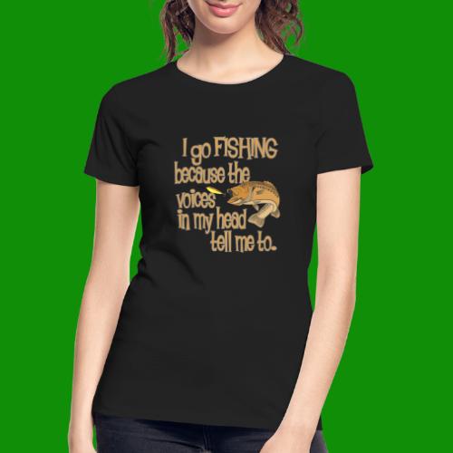 Fishing Voices - Women's Premium Organic T-Shirt
