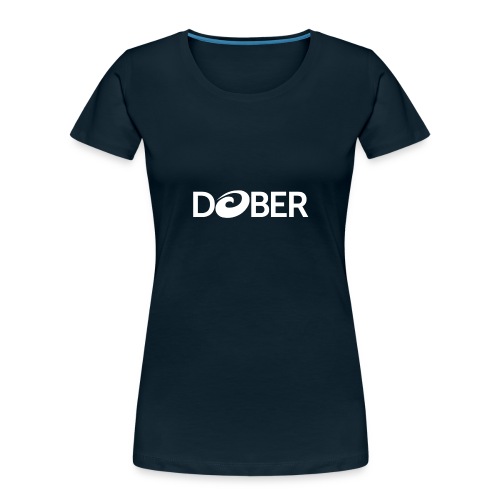 Dober White Logo - Women's Premium Organic T-Shirt
