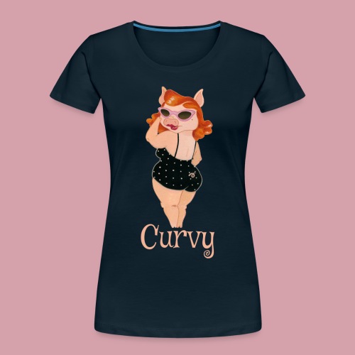 Curvy - Women's Premium Organic T-Shirt