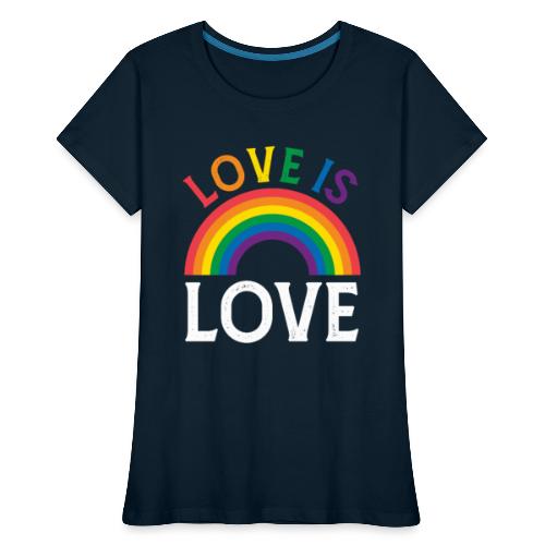 Love is Love - LGBTQ - Women's Premium Organic T-Shirt