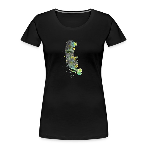 Geometric Feather - Women's Premium Organic T-Shirt