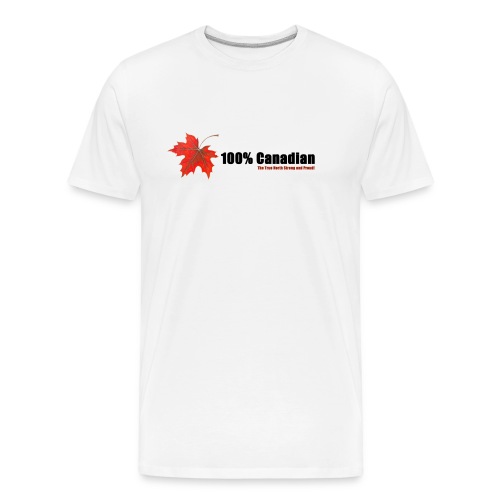 100% Canadian - Men's Premium Organic T-Shirt