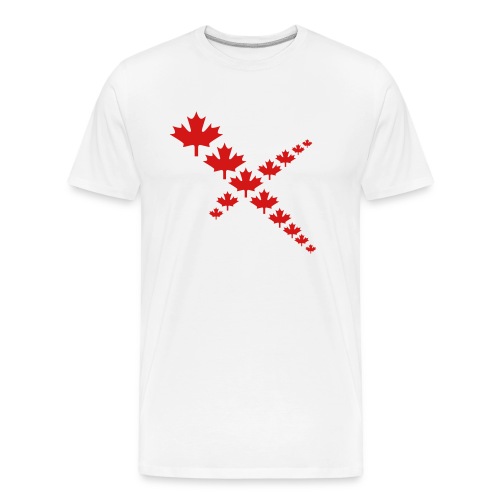 Maple Leafs Cross - Men's Premium Organic T-Shirt