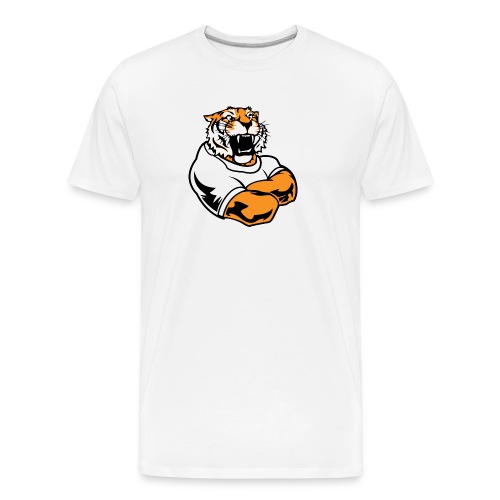 Cool Custom Tiger Macot - Men's Premium Organic T-Shirt