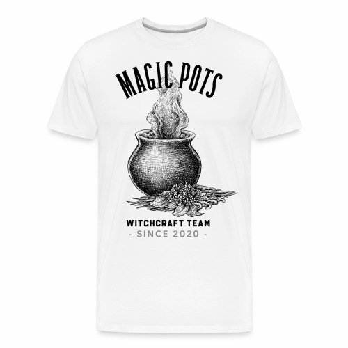 Magic Pots Witchcraft Team Since 2020 - Men's Premium Organic T-Shirt