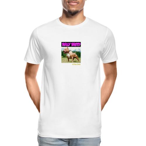 BULLY BREED PINK - Men's Premium Organic T-Shirt