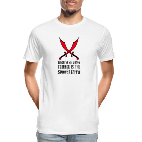 Cancer is My Enemy - Men's Premium Organic T-Shirt