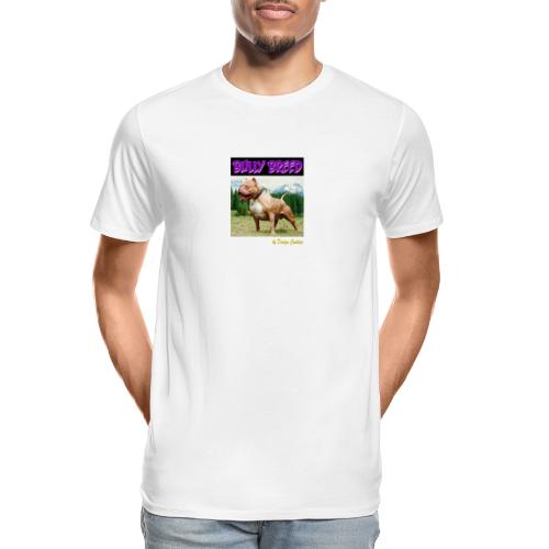 BULLY BREED PURPLE - Men's Premium Organic T-Shirt