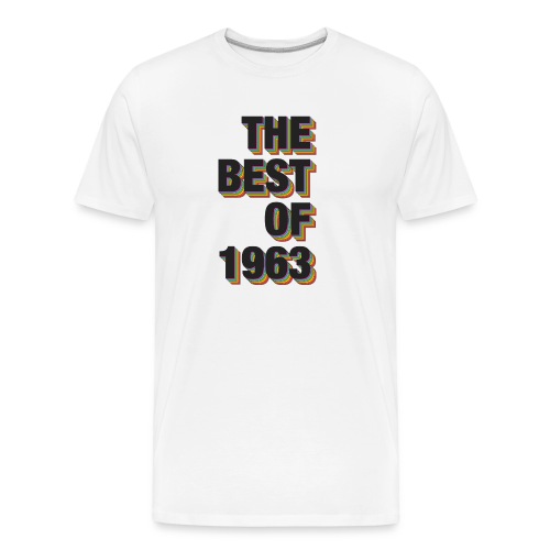 The Best Of 1963 - Men's Premium Organic T-Shirt