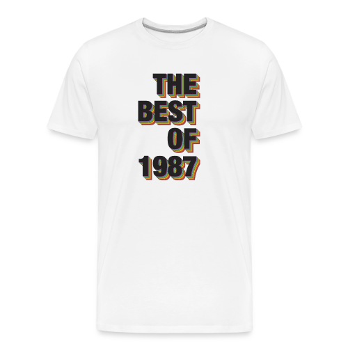 The Best Of 1987 - Men's Premium Organic T-Shirt