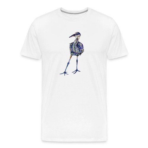 Blue heron - Men's Premium Organic T-Shirt