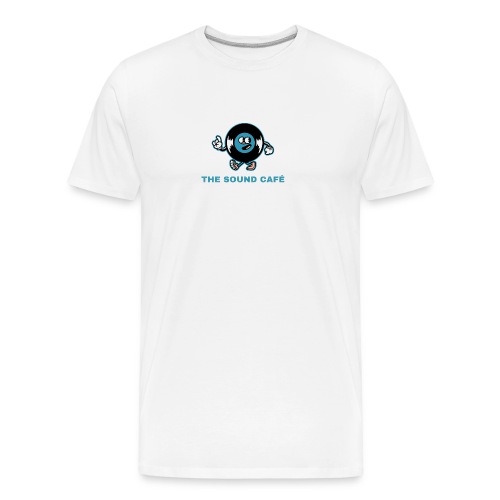 The Sound Cafe With Logo - Men's Premium Organic T-Shirt