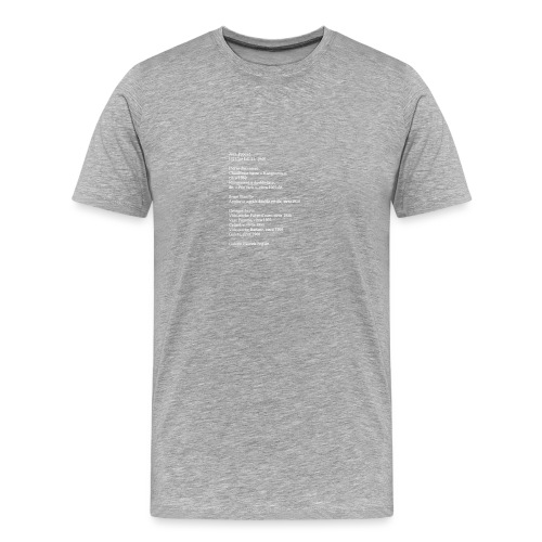 3 - Men's Premium Organic T-Shirt