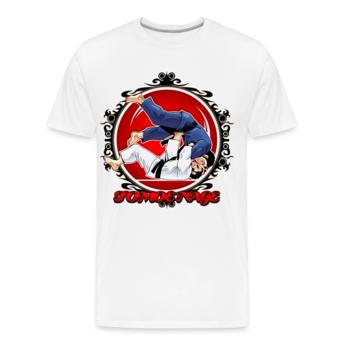 Judo Shirt Jiu Jitsu Shirt Throw Tomoe Nage - Men's Premium Organic T-Shirt