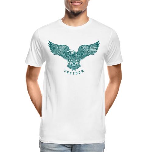 eagle freedom free human rights - Men's Premium Organic T-Shirt