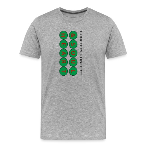 Heart & Soul Concerts Money Green - Men's Premium Organic T-Shirt