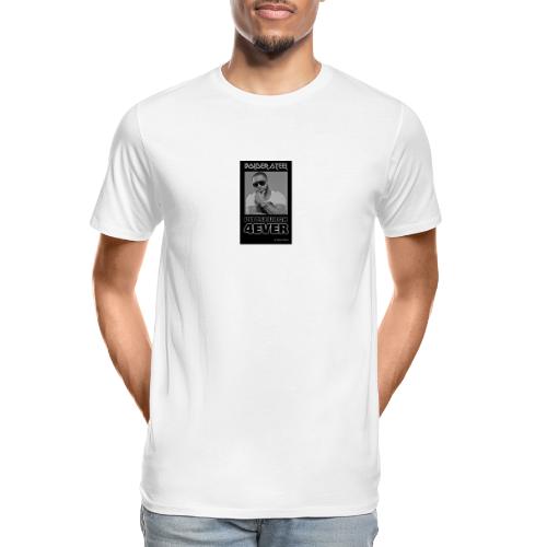 BOLDER STEEL PITTSBURGH 4EVER BLACK WHITE - Men's Premium Organic T-Shirt