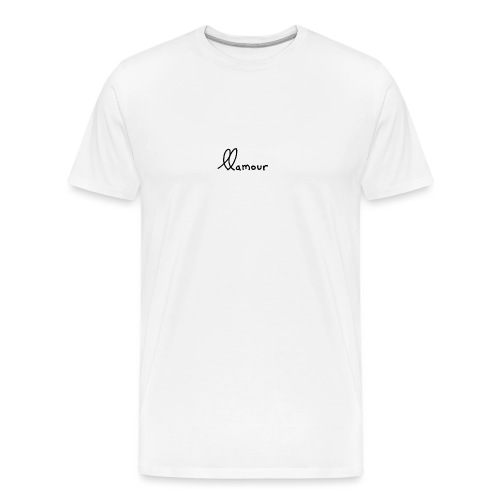 clean llamour logo - Men's Premium Organic T-Shirt