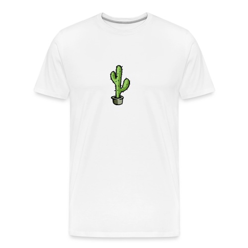 Fresh Green Cactus - Men's Premium Organic T-Shirt