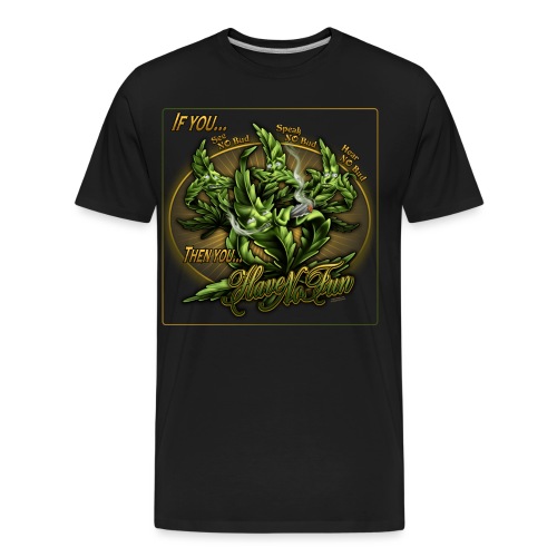 See No Bud by RollinLow - Men's Premium Organic T-Shirt