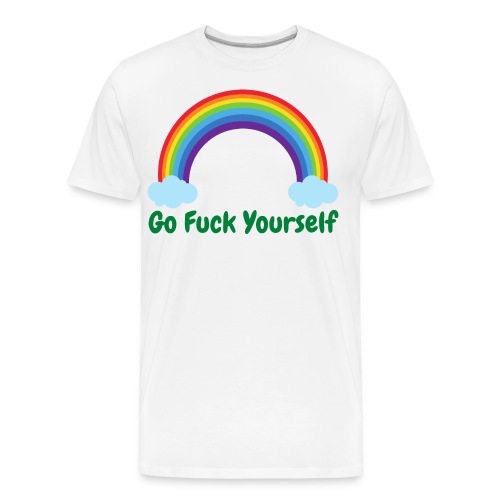 Go Fuck Yourself, Rainbow Campaign - Men's Premium Organic T-Shirt