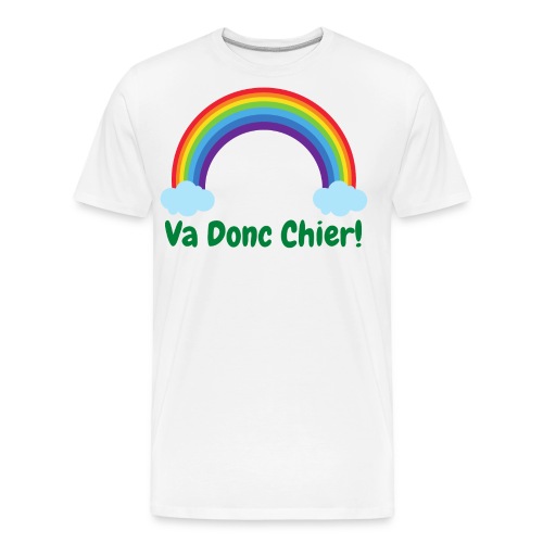 Va Donc Chier (Arc-en-Ciel) - Men's Premium Organic T-Shirt