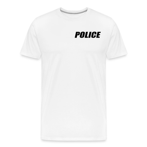 Police Black - Men's Premium Organic T-Shirt