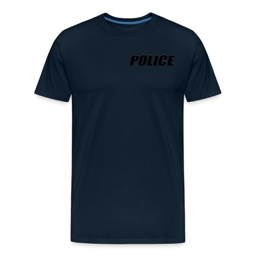 Police Black - Men's Premium Organic T-Shirt