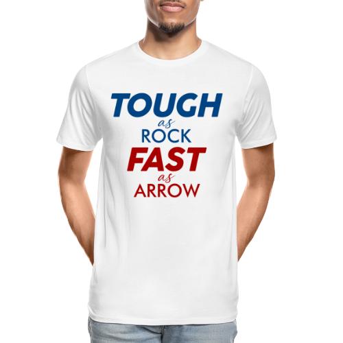 tough fast rock arrow - Men's Premium Organic T-Shirt