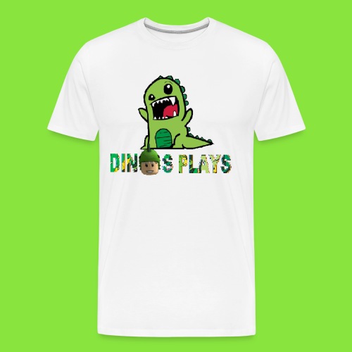dinos plays - Men's Premium Organic T-Shirt