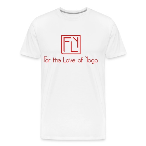 For the Love of Yoga - Men's Premium Organic T-Shirt