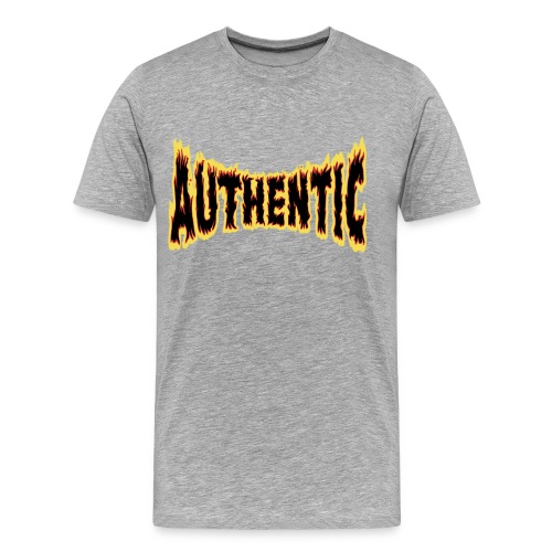 authentic on fire - Men's Premium Organic T-Shirt